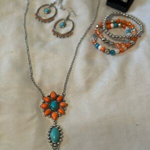 Turquoise 4 piece set